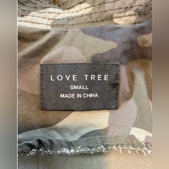 Love tree military style jacket. - Picture 4 of 8